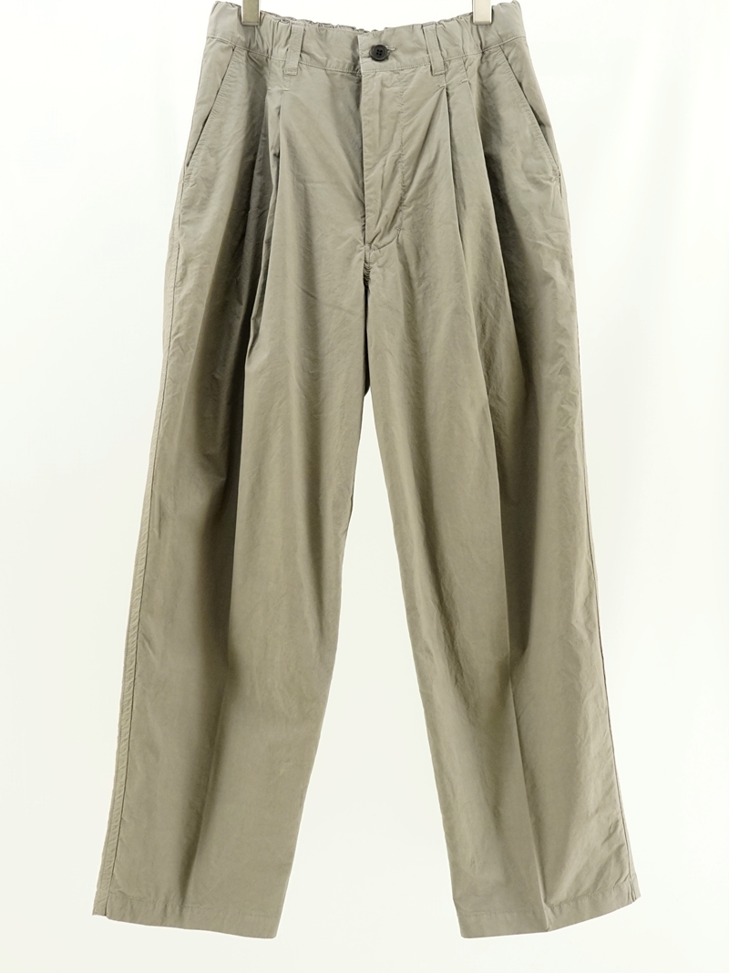 Garment-dye 2 tuck pants / PT02231