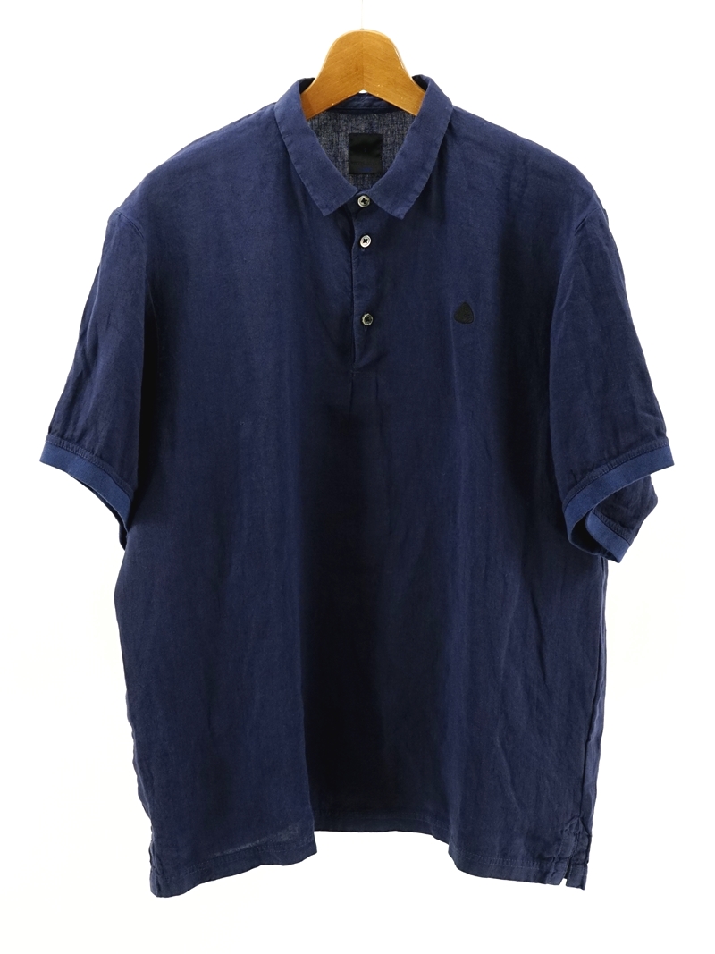 linen polo shirt-Tee / MAS-22122