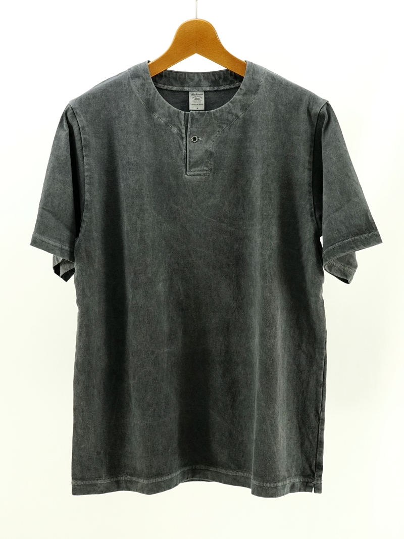 Henleyneck T-Shirt / pigment dyed / JM5328PD