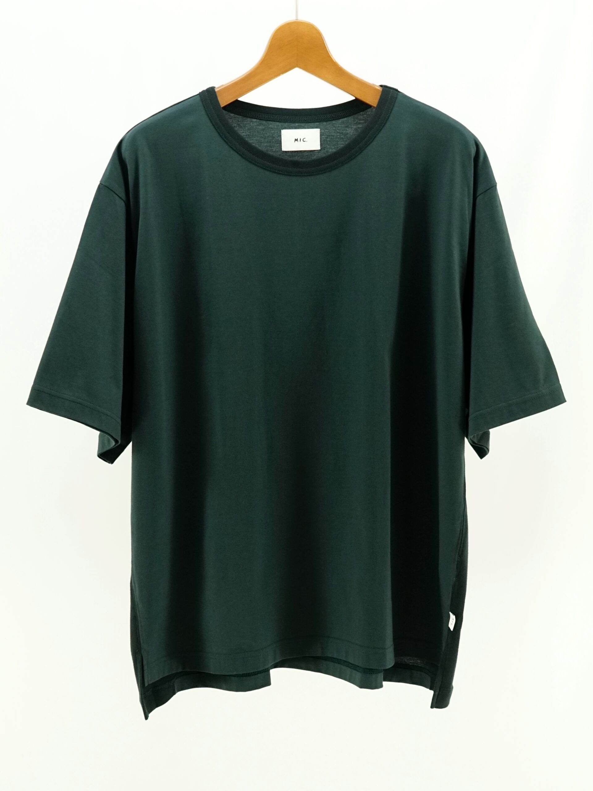 SIDE PANEL TEE S/S（SOLID）/ 050703-07