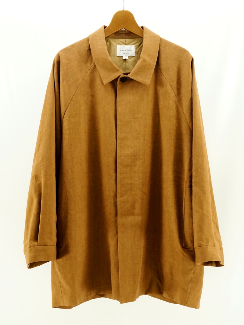 Linen / Wool half coat / CO04233