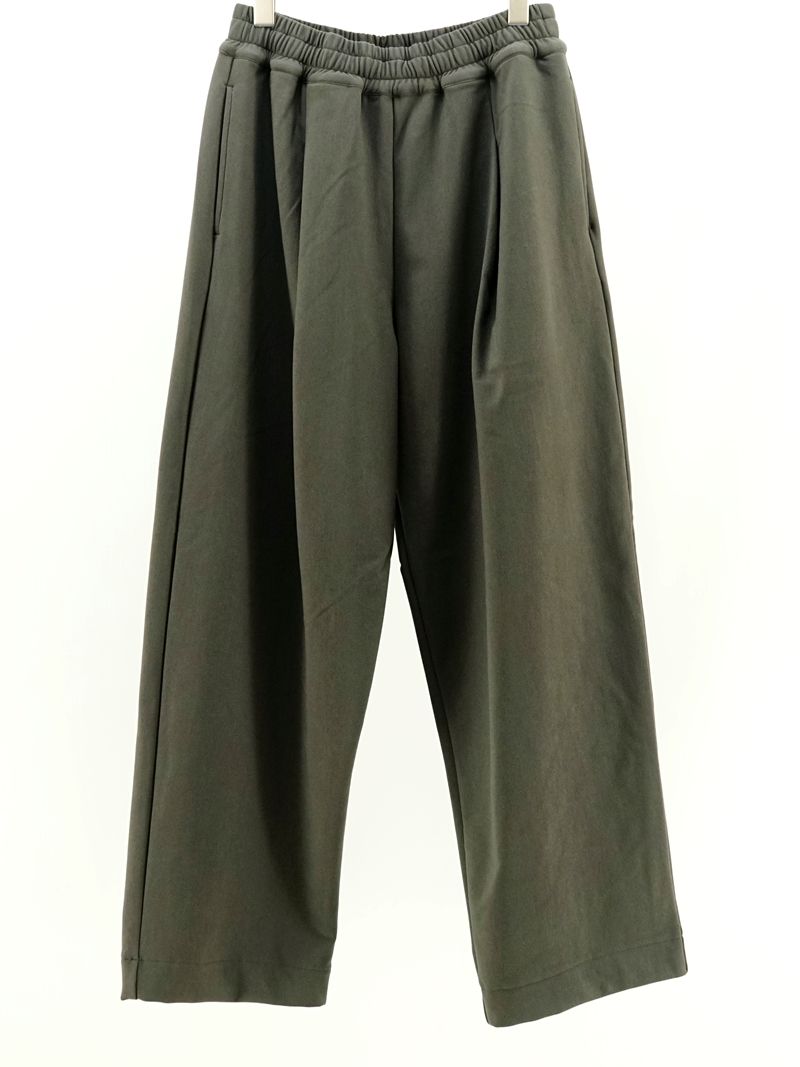 THERMO JERSEY TUCK WIDE PANTS / MA-P-245