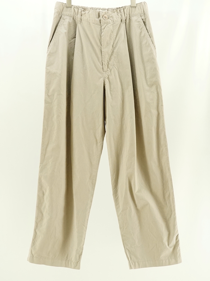Garment-dye deep tuck pants / PT03241