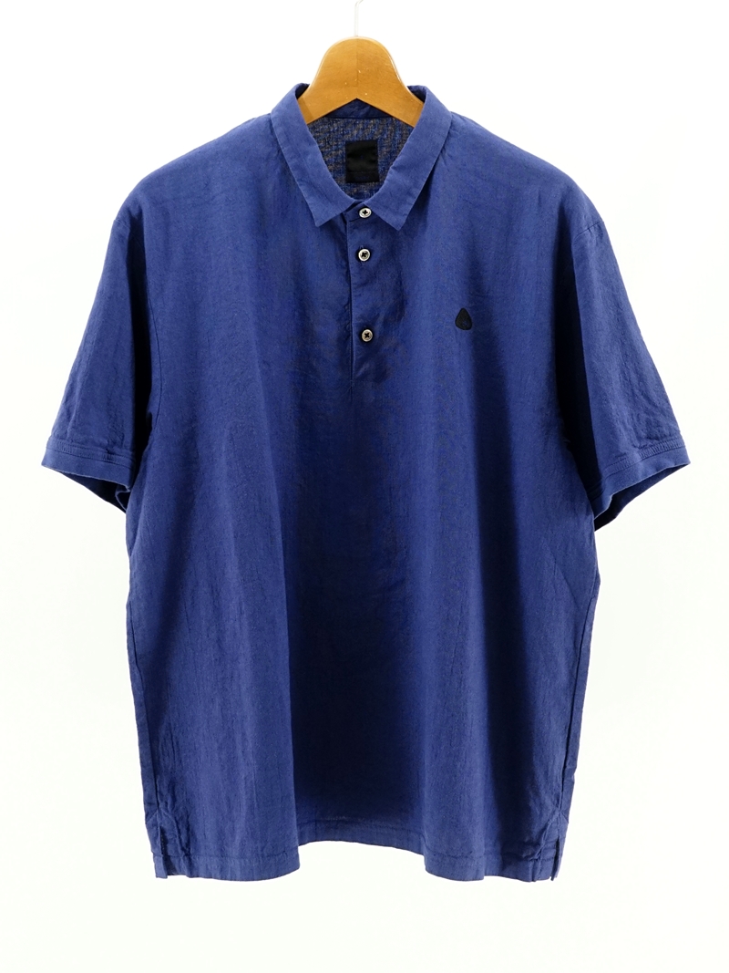 linen rich polo shirt-Tee / MAS-24116