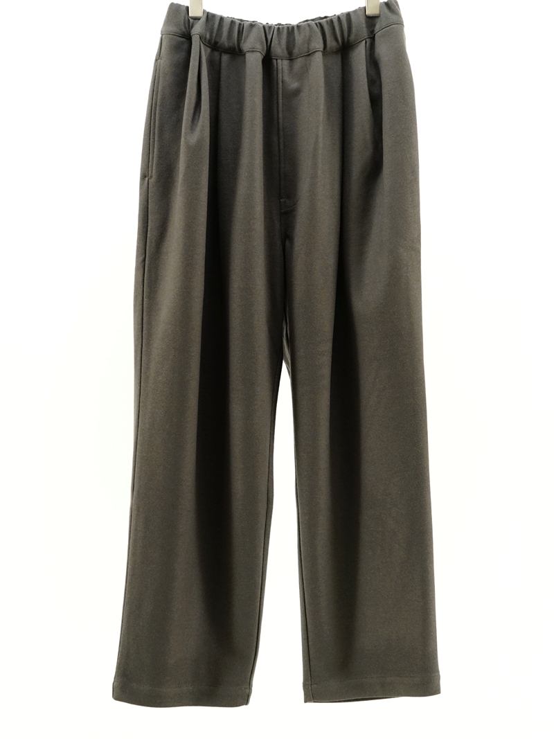 Wool jersey two tuck pants / CS06243