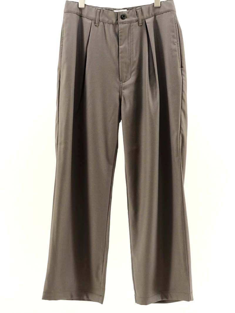 Box pleat wool pants / PT07243