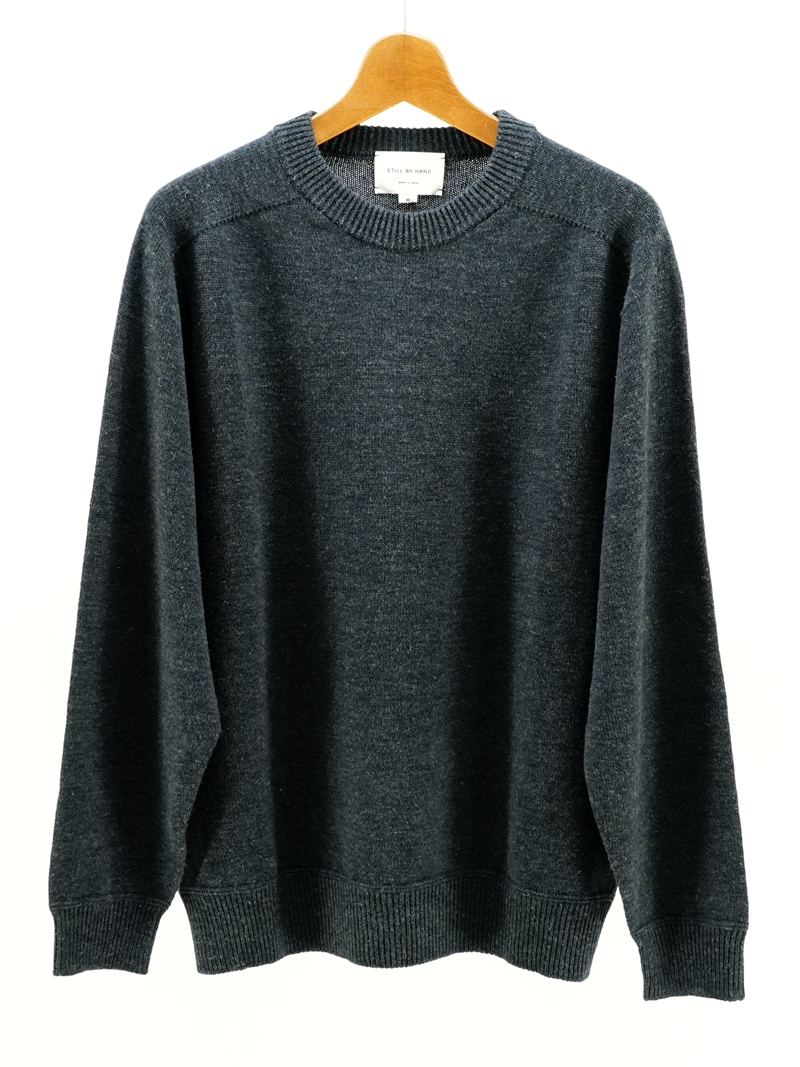 Linen mix seamless sweater / KN02243