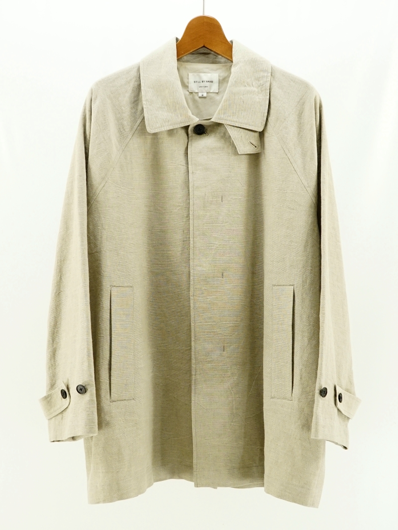 Linen / cotton half coat / CO01251