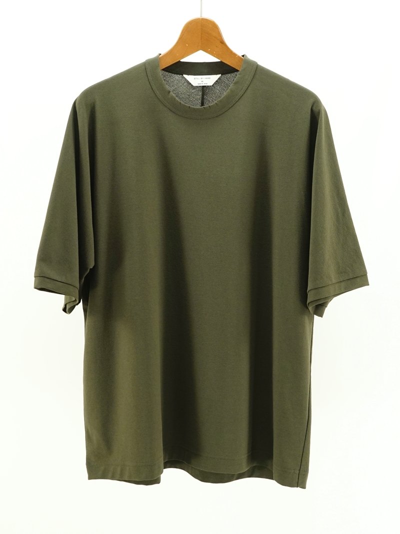 Crepe cloth seamless t-shirt / CS01252