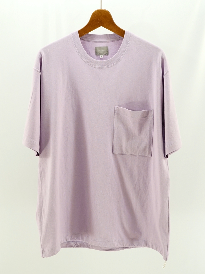 DRAWSTRING POCKET TEE / 252-110425