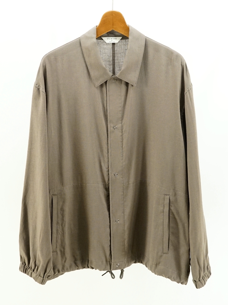 Rayon / Linen coach jacket / BL02252