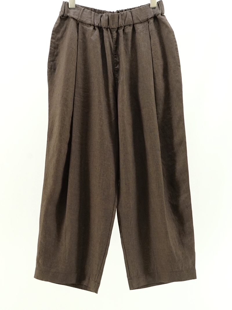 tuck linen pants / 251-111