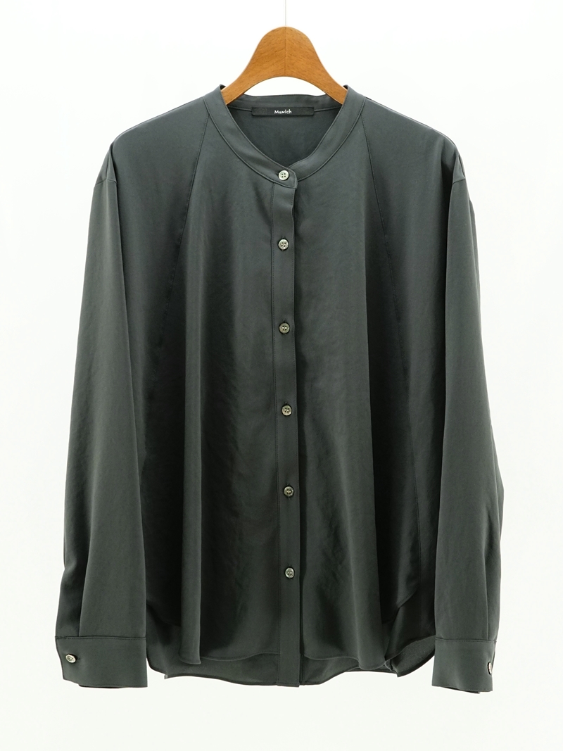 georgette layered flare blouse / MN252T41