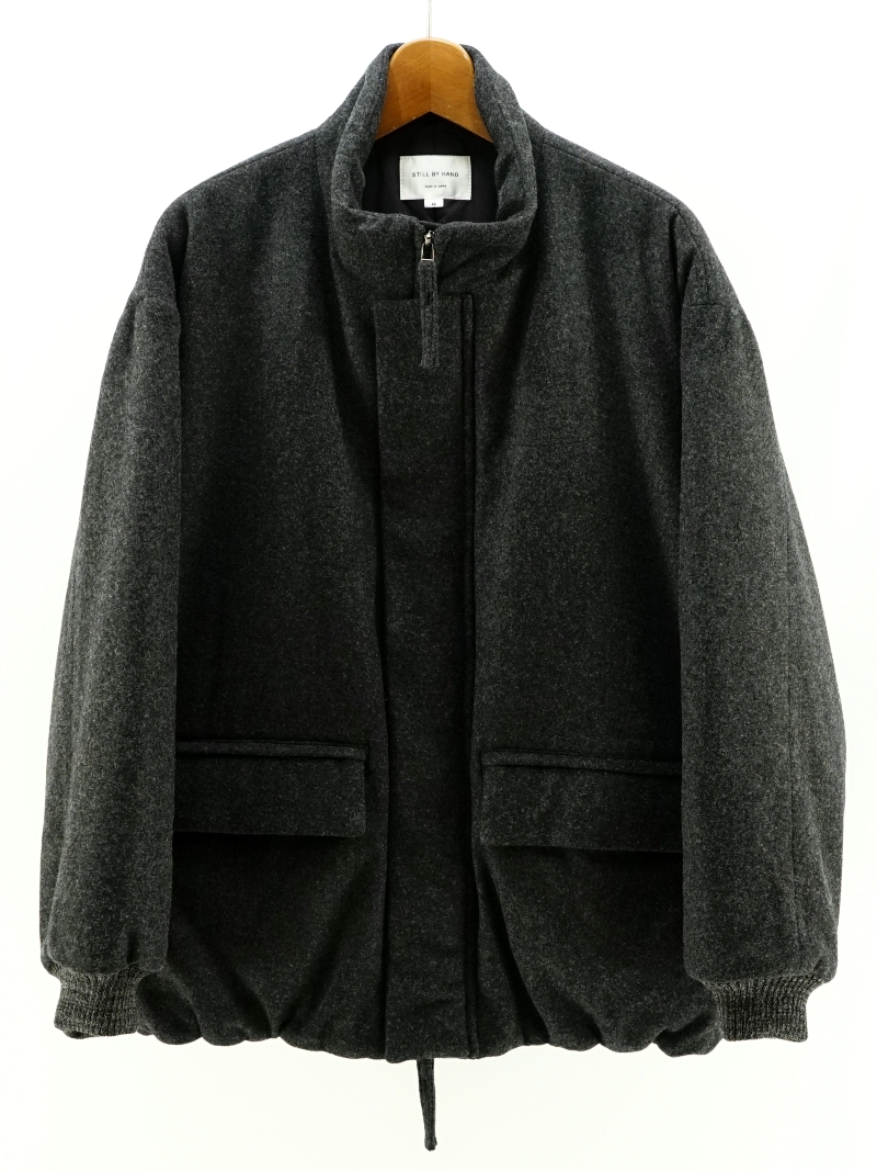 Padded wool blouson / BL07253