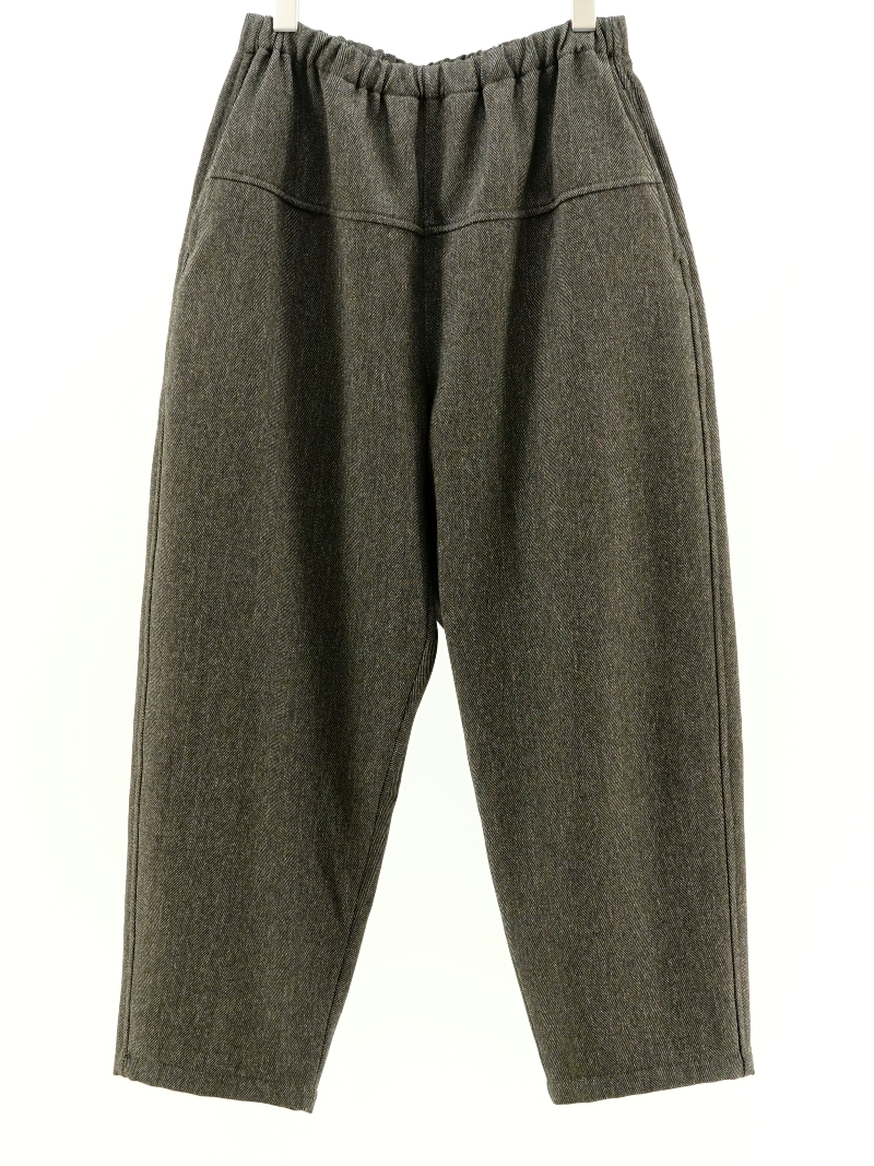 HERRINGBONE BALOON PANTS / MNN-PT-153
