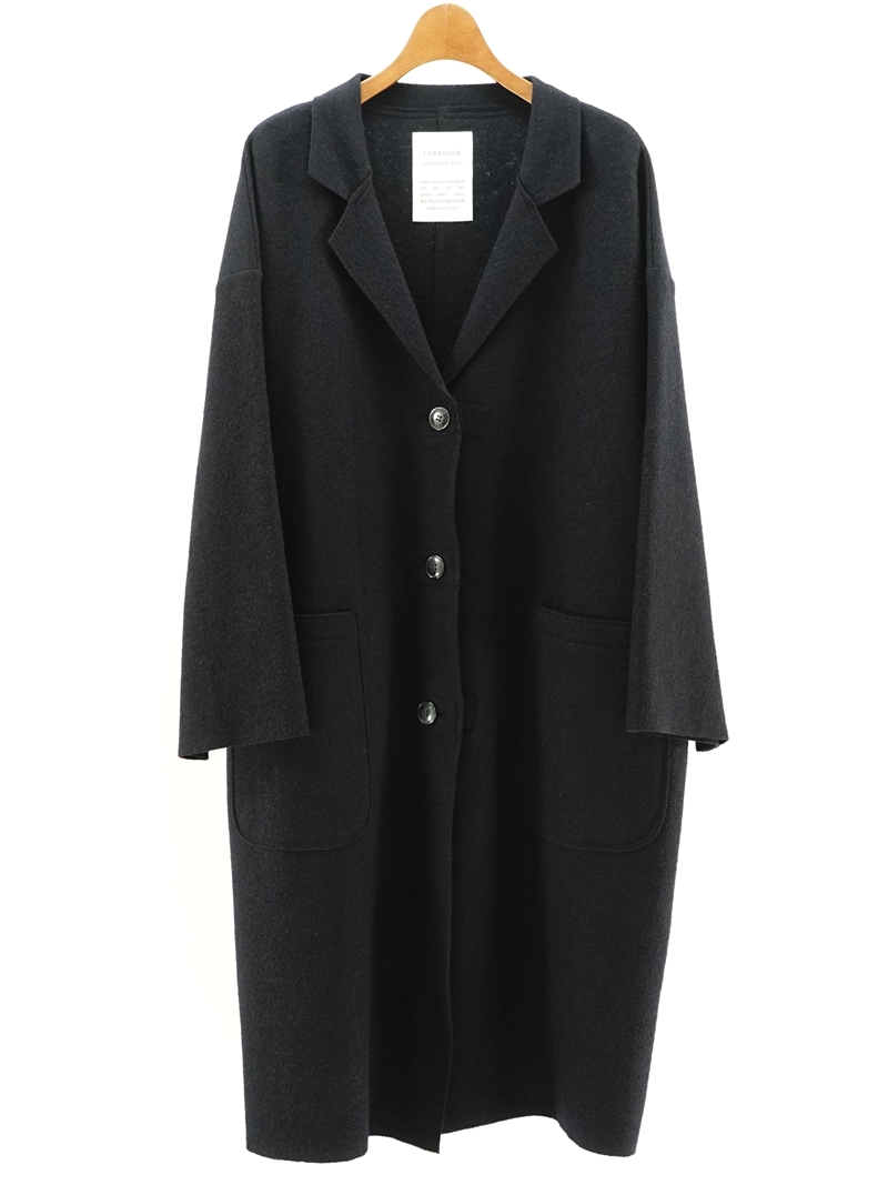 compressed jersey coat / 252-068