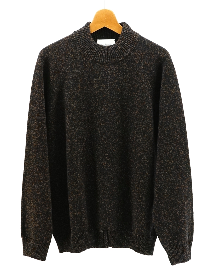 Mixed colour high-neck sweater / KN02243