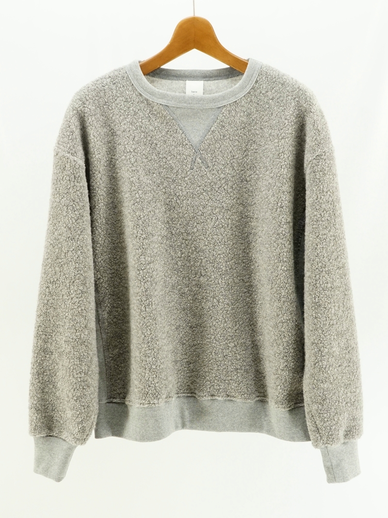 Wool pile pullover knit / HGD-352
