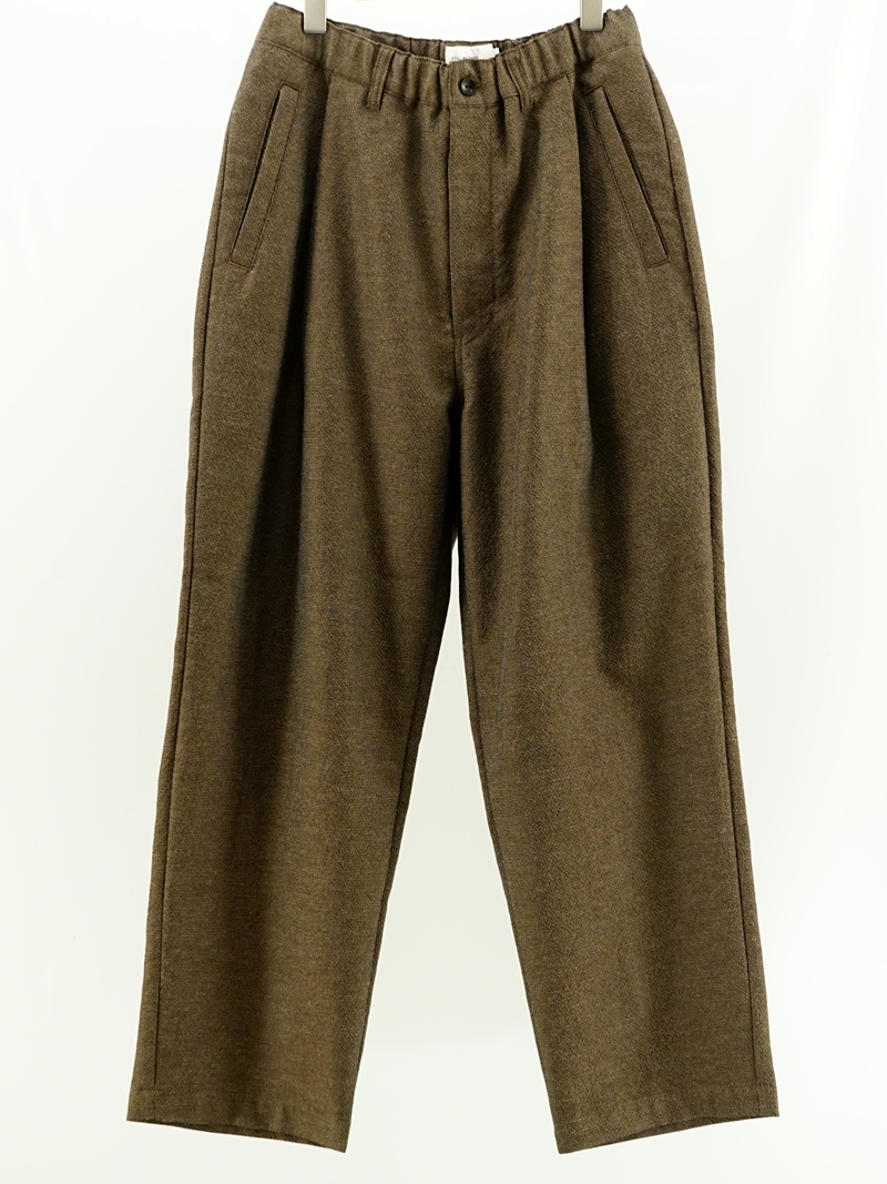 Mixed colour 1 pleat pants / PT06261