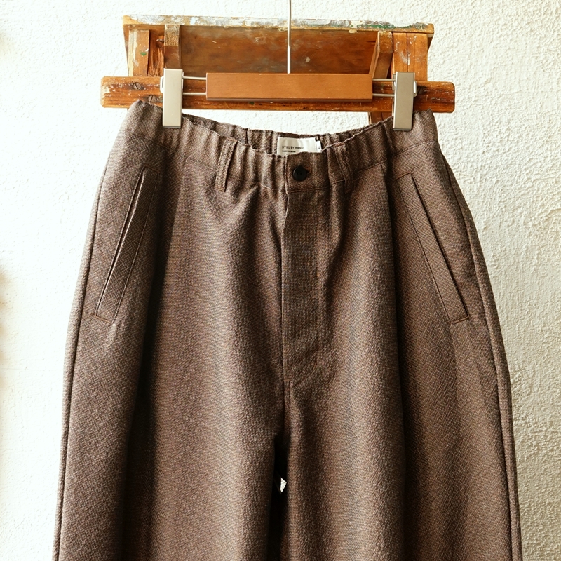 STILL BY HAND　サマーツイードをイメージしたイージーパンツ