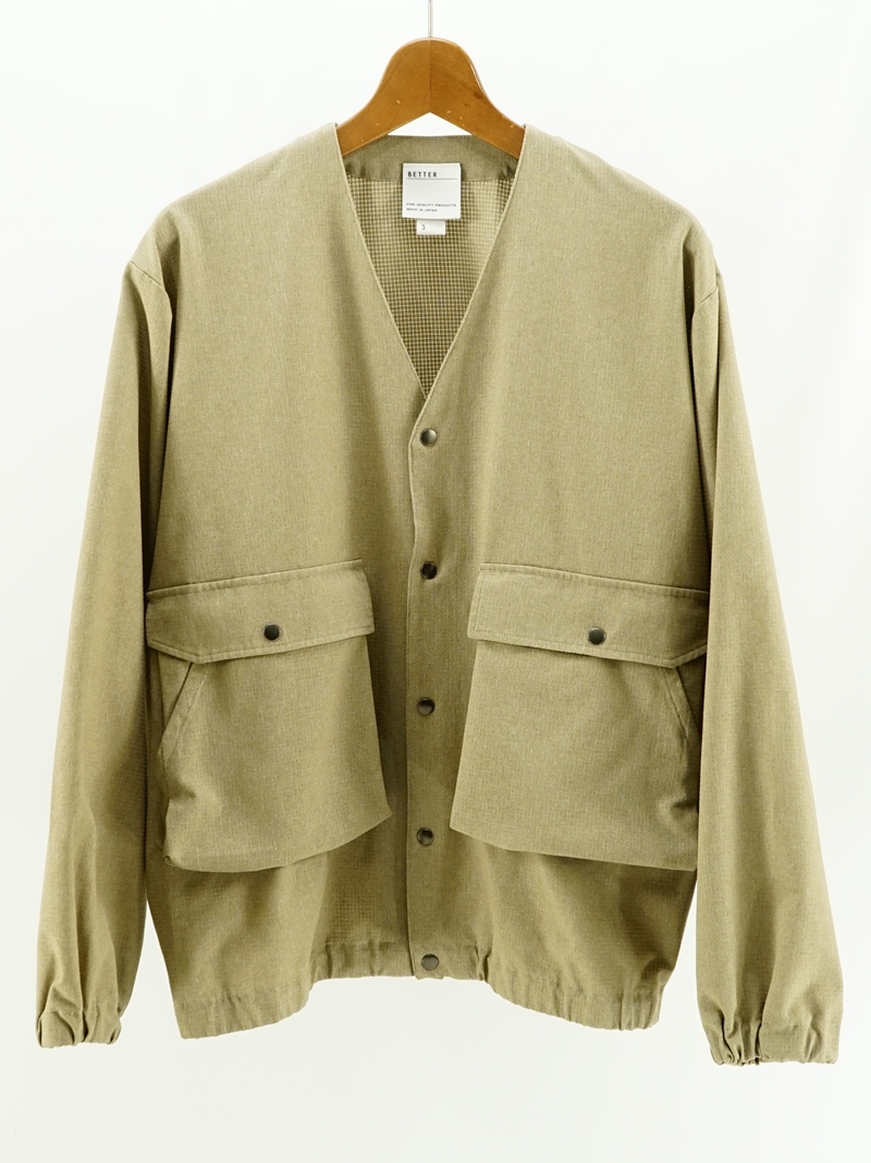 DOT-AIR BOX POCKET CARDIGAN / BTR2608