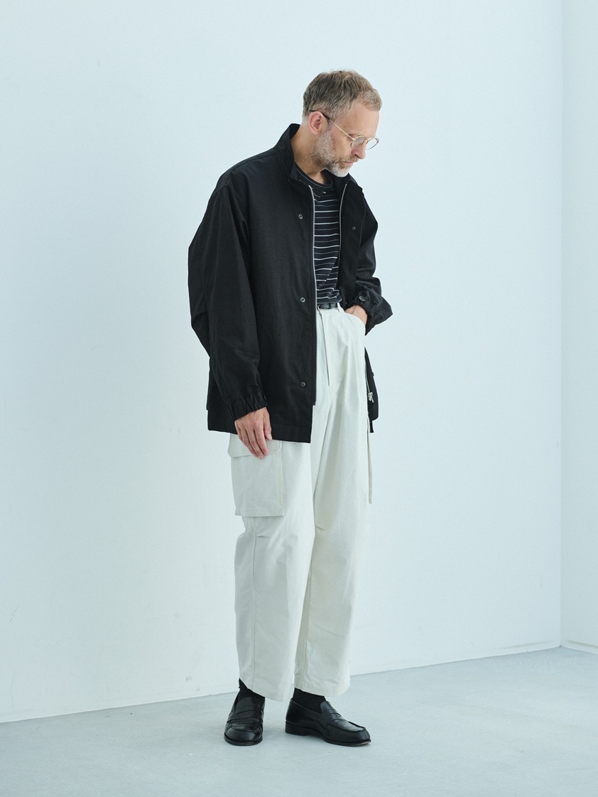 STILL BY HAND　モッズコートを大胆にカットしたショートブルゾン