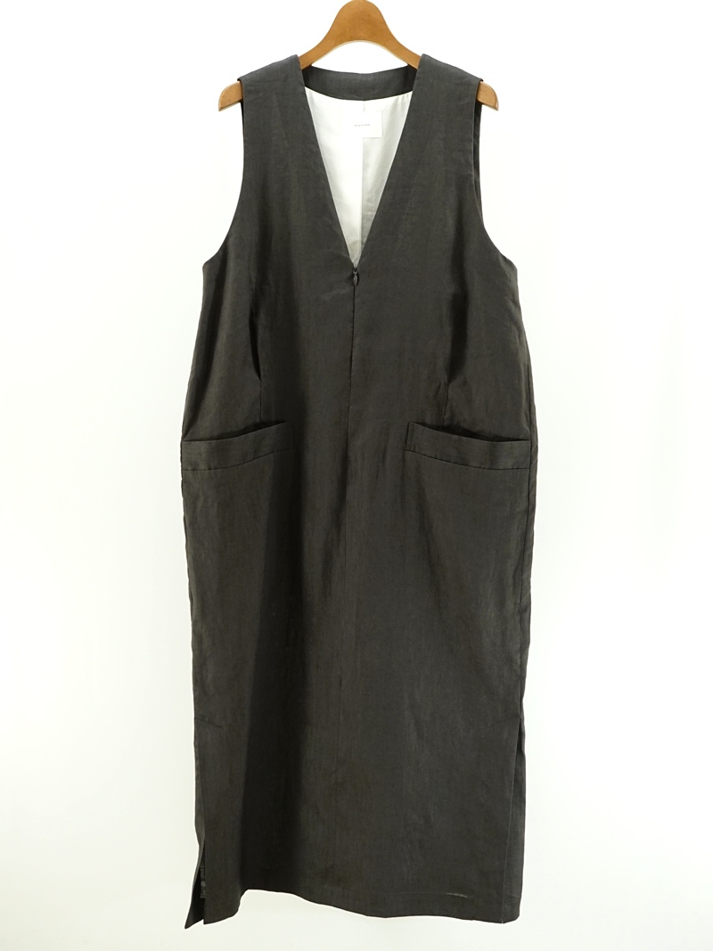 FRENCH LINEN JUMPER SKIRT / MNN-OP-121