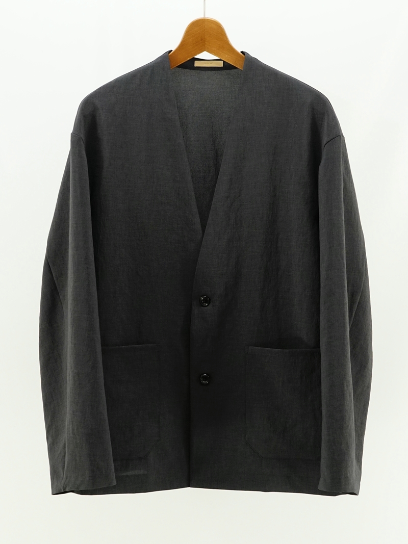 NO-COLLAR SHARI JACKET / LM-O-113-UM