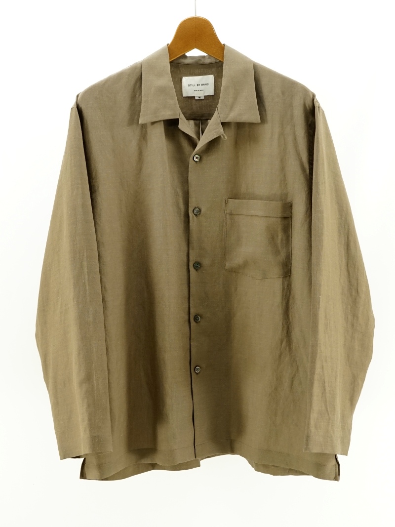 Cellulose/ramie open collar shirt / SH05262