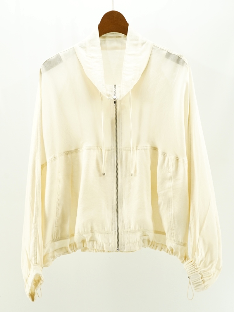 Sheer twill ドルマンブルゾン / 613918