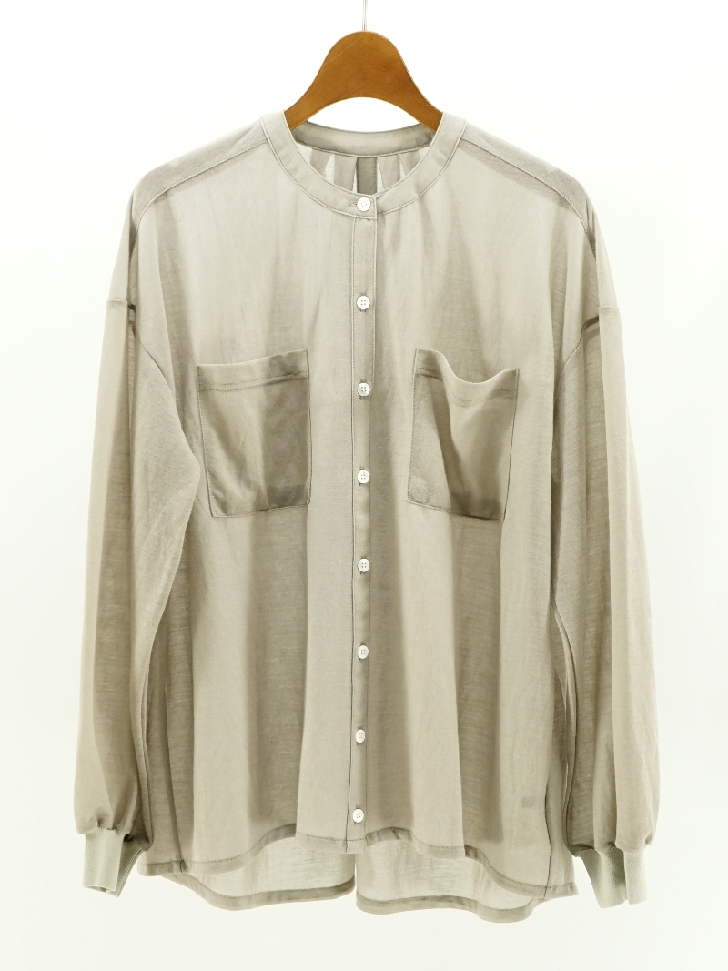 シアー天竺リブ袖シャツ / 733941