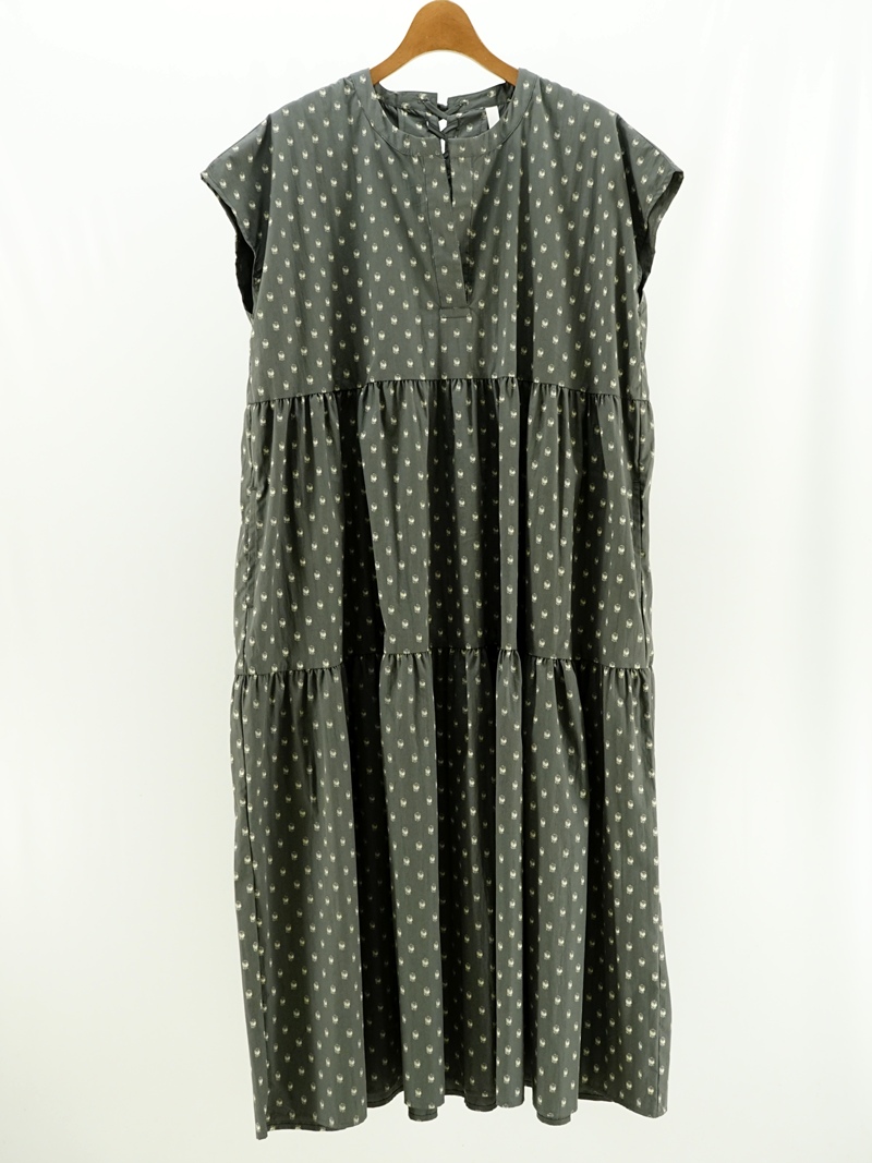 FRENCH SLEEVE TIERED DRESS “GUMIN” / LKL26HOP2133