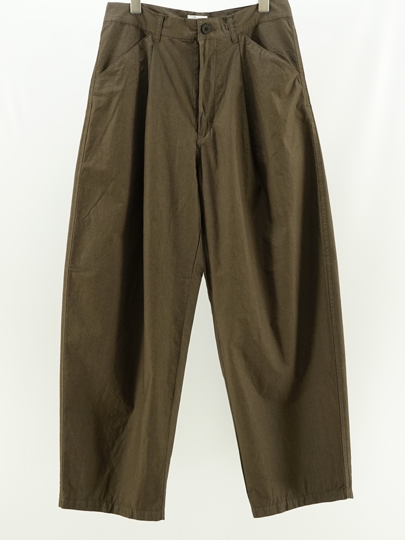 Deep tuck wide typewriter pants / PT09262