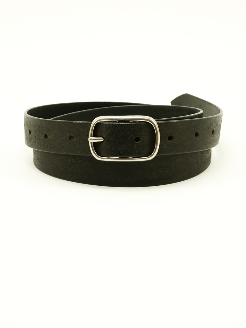 Oval-type leather belt / GD02262