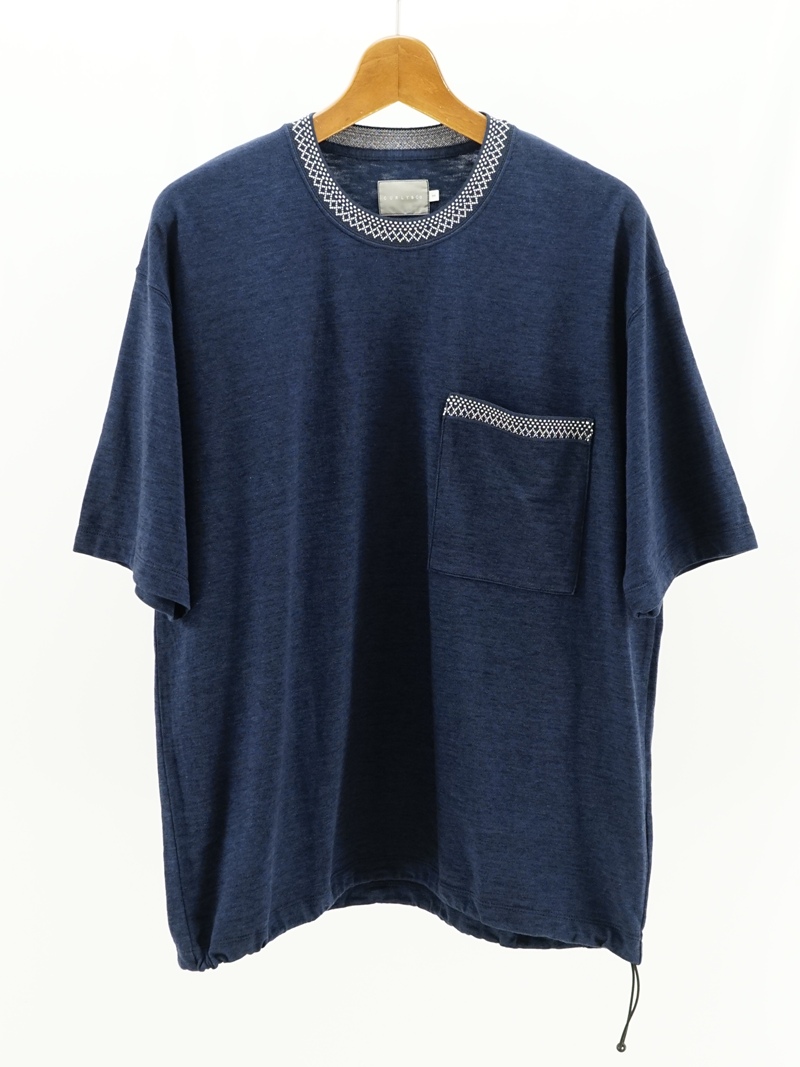 MINIMAL ETHNIC JAQUARD TEE / 261-110423