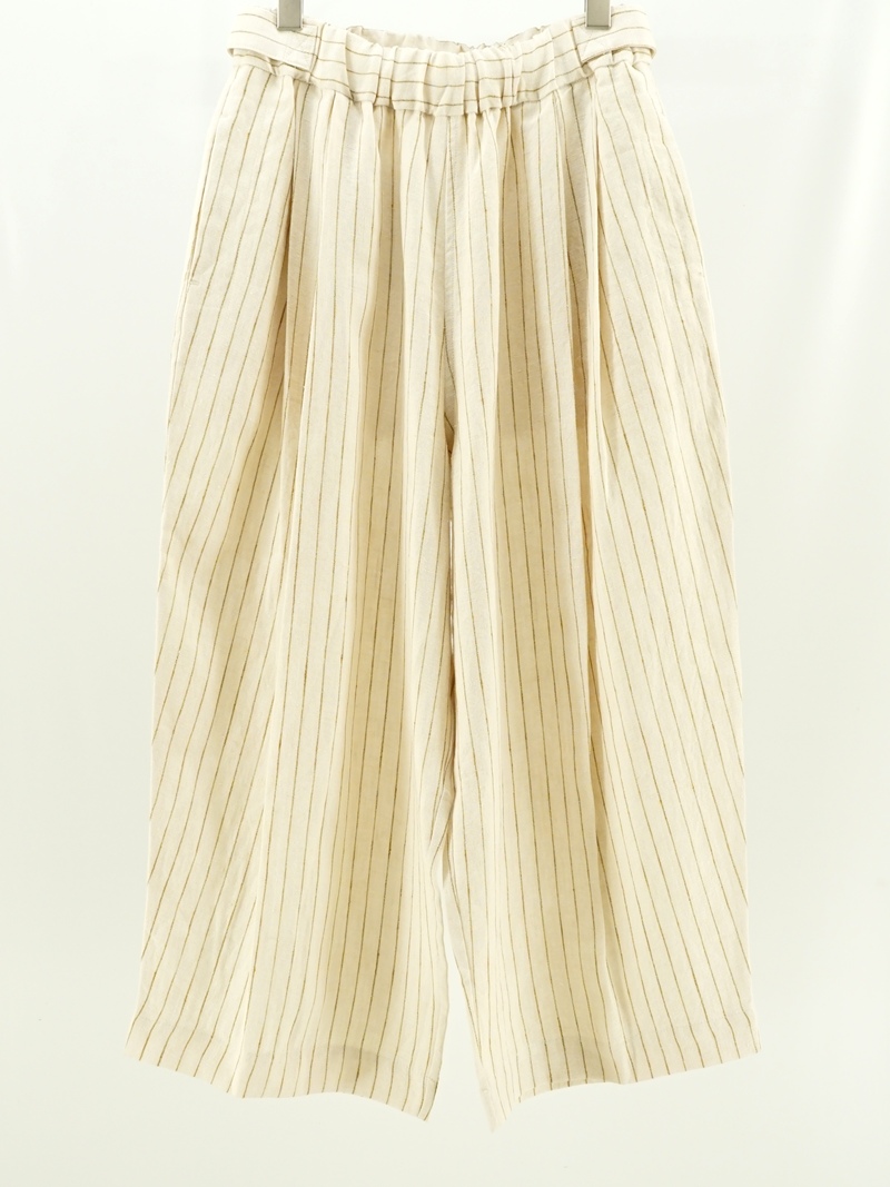 two tuck linen pants / 261-091