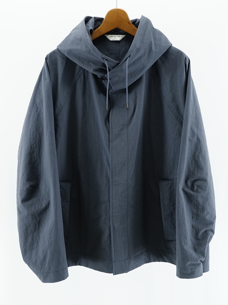 Crispy hooded blouson / BL03263