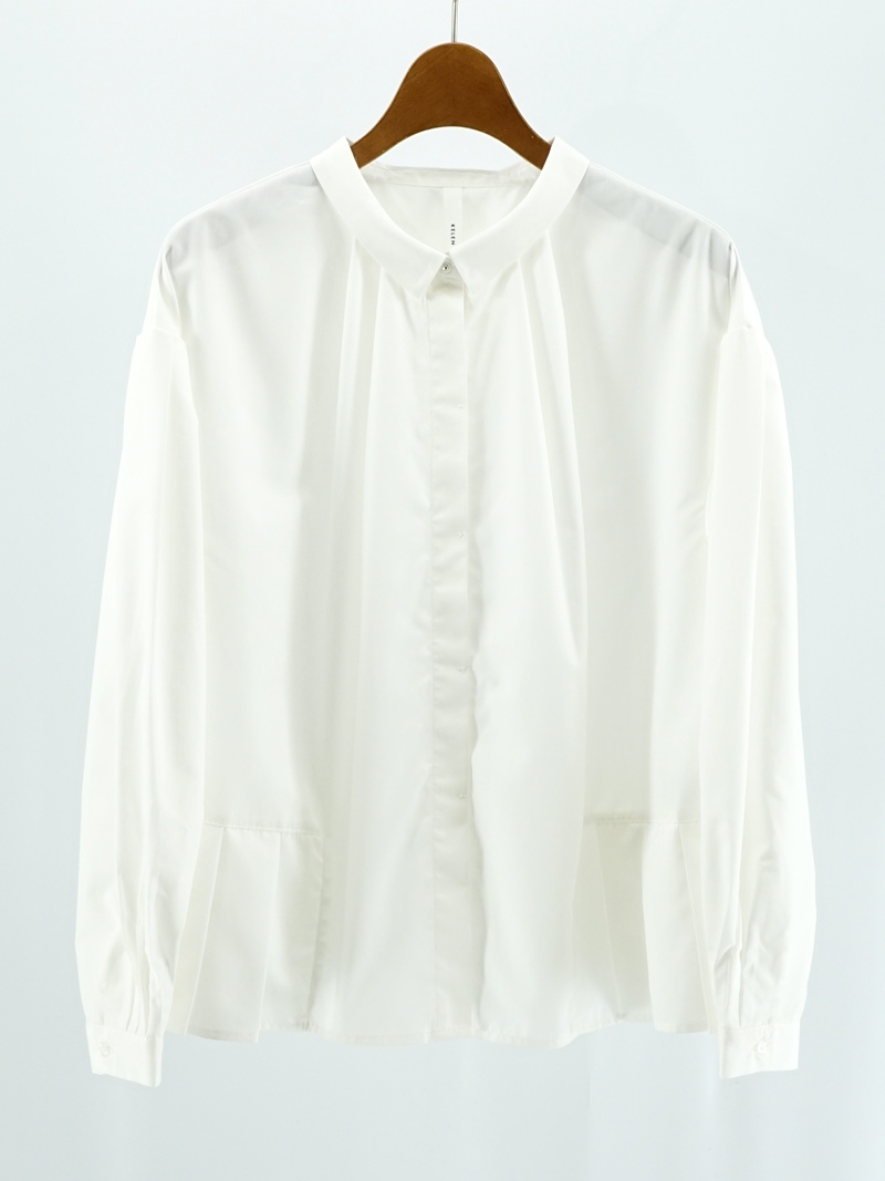 SIDE HEM PLEATS DESIGN BLOUSE “CAMIE” / LKL26FBL2325