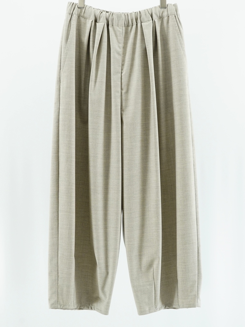 WOOL MIX BALLOON BIG PANTS / MNN-PT-179