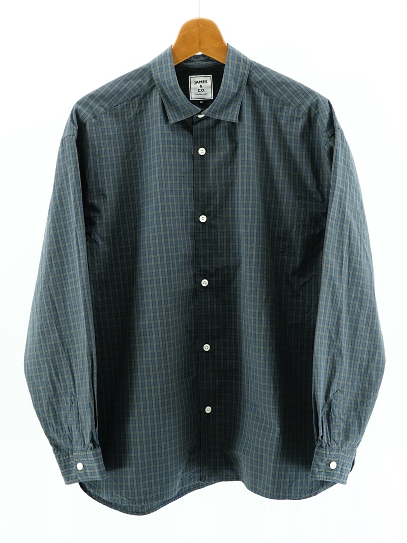 Small Collar Big Shirt -Check- / JS5270