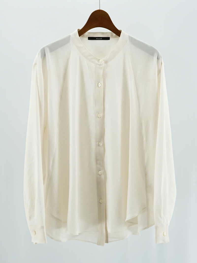 georgette layered flare blouse / MN262T39