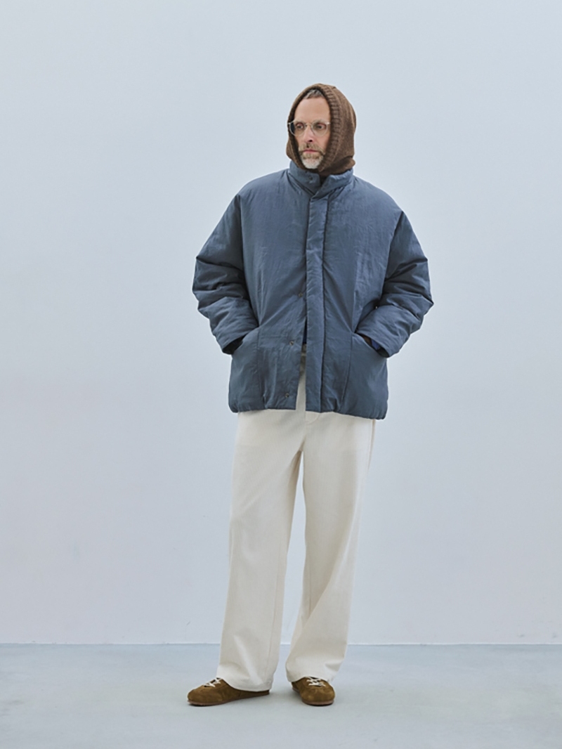 STILL BY HAND　ドルマンスリーブのシンサレート入りショートブルゾン