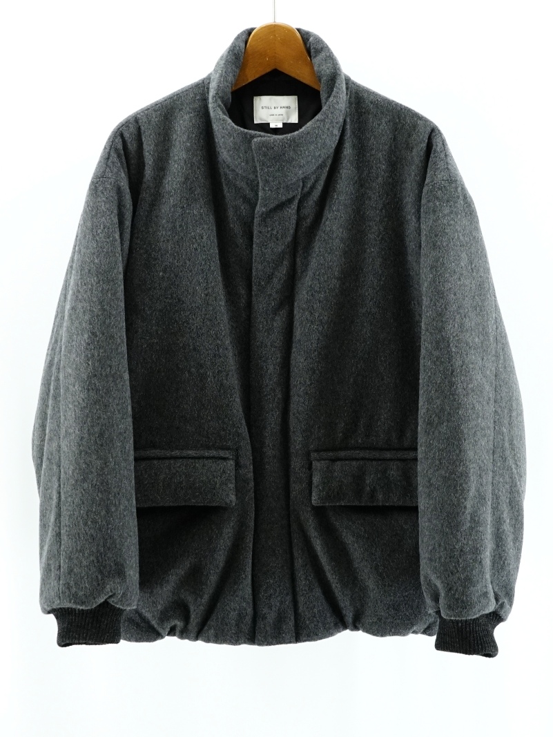 Padded wool blouson / BL05263