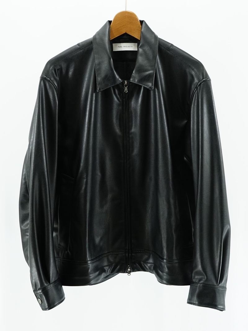 JENS SHORT BLOUSON “vegan leather” / 26FW-17091LE