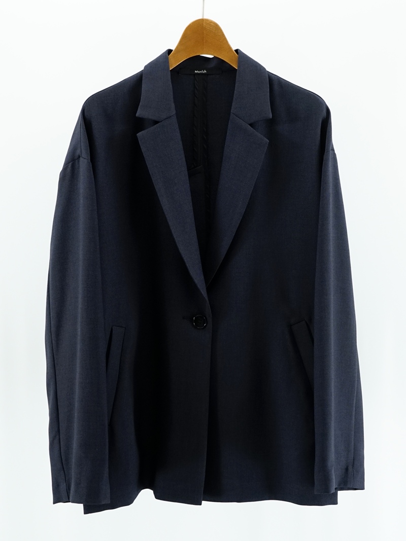 melange dobby tailored jacket / MN262B26